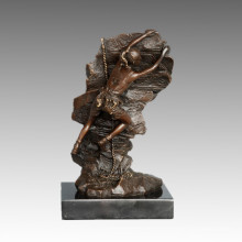 Statue sportive, Escalade Escadron, Bronze Sculpture, Nick TPE-789